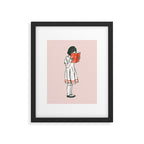 Avid reader Framed Art Print Gallery Image 5
