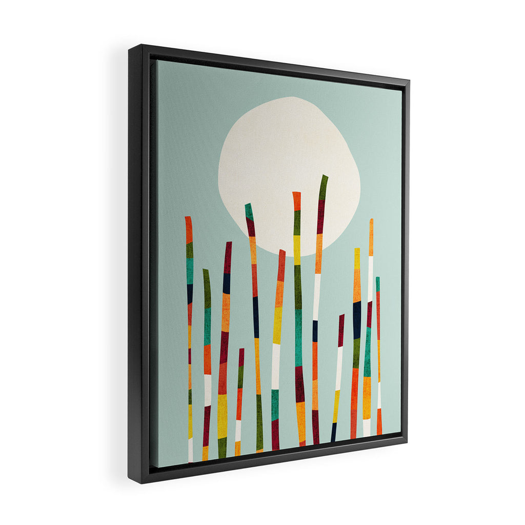 Bamboo Forest Framed Canvas Print Gallery Image 2