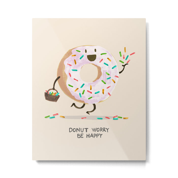 Be Happy Metal Print Gallery Image 1