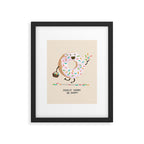 Be Happy Framed Art Print Gallery Image 4