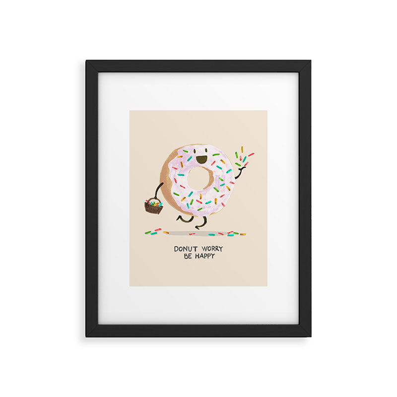 Be Happy Framed Art Print Gallery Image 4