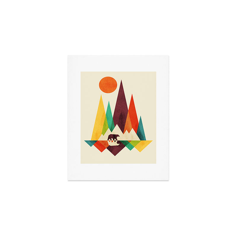 Bear In Whimsical Wild Art Print Gallery Image 1