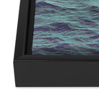 Because the ocean Framed Canvas Print Gallery Image 3