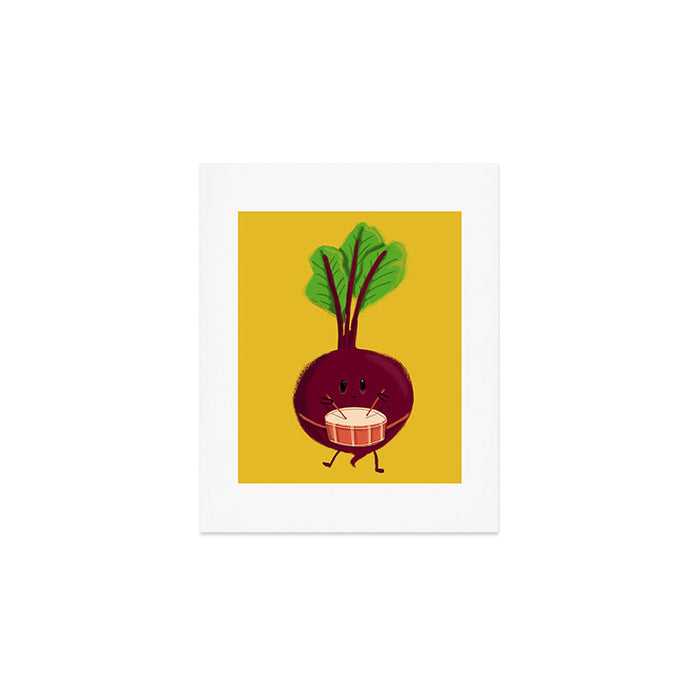 Beet's drum beat Art Print Gallery Image 1