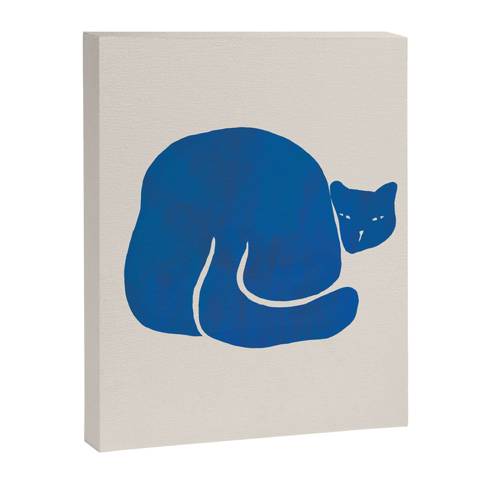 Blue cat Canvas Print Gallery Image 1