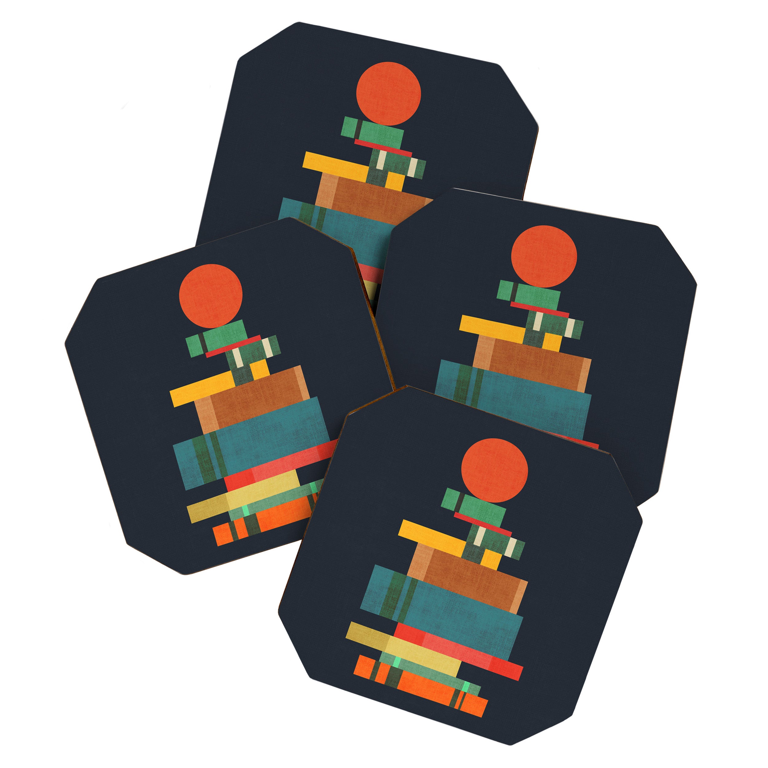 Book stack with a ball Coaster Gallery Image 1
