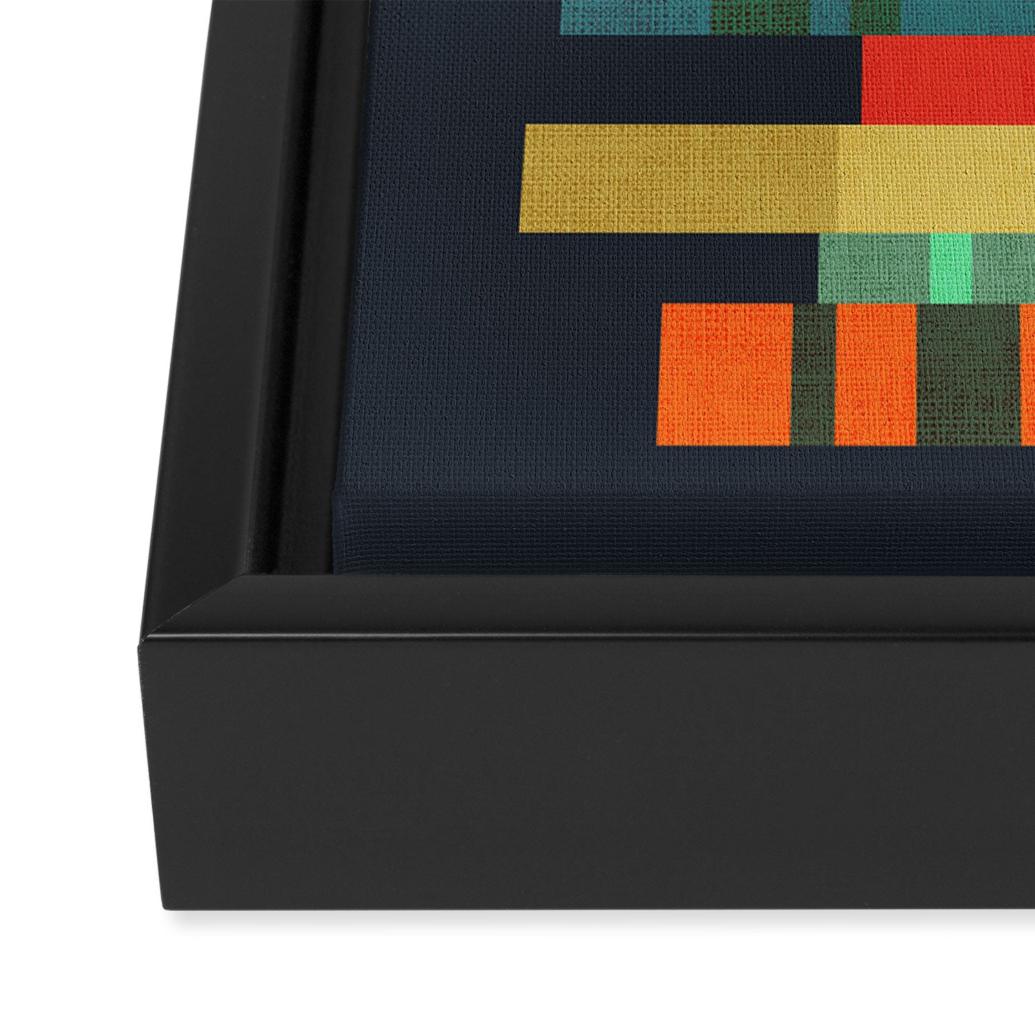 Book stack with a ball Framed Canvas Print Gallery Image 3