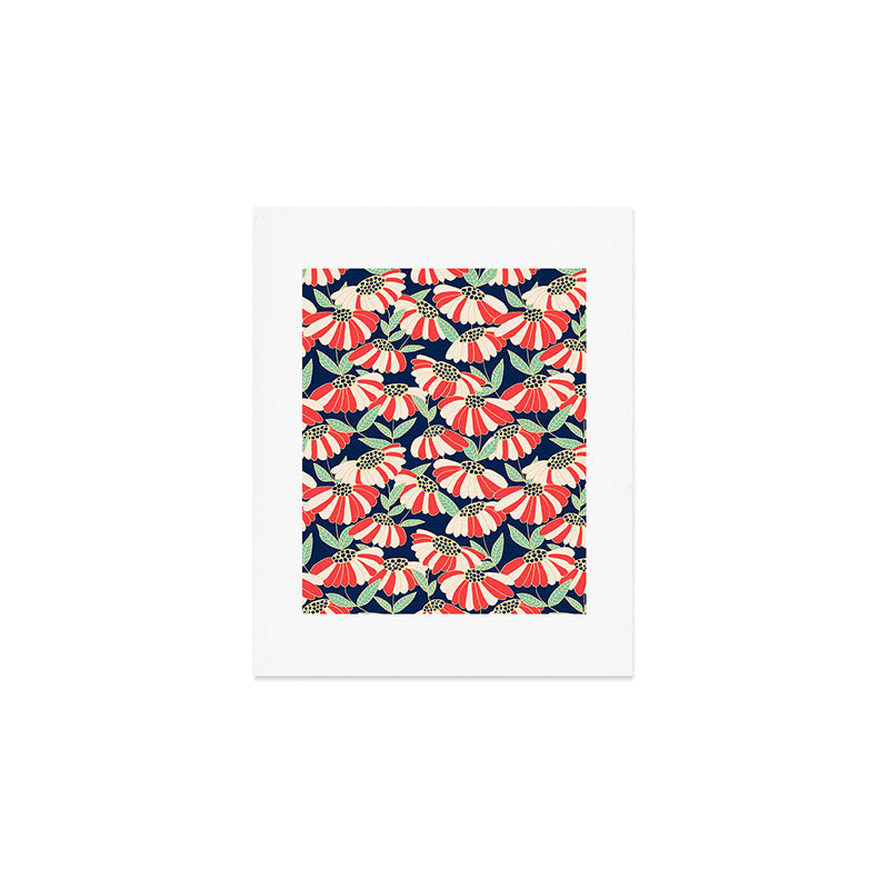 Botany pattern Art Print Gallery Image 1