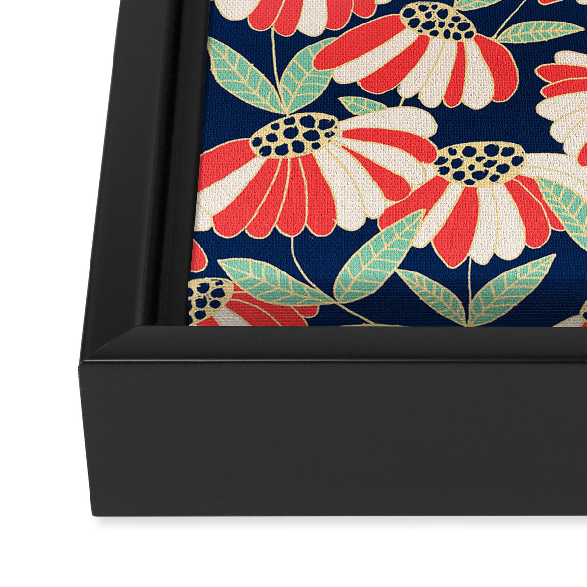 Botany pattern Framed Canvas Print Gallery Image 3