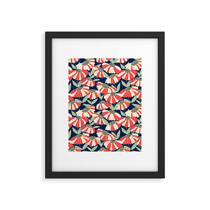 Botany pattern Framed Art Print Gallery Image 1