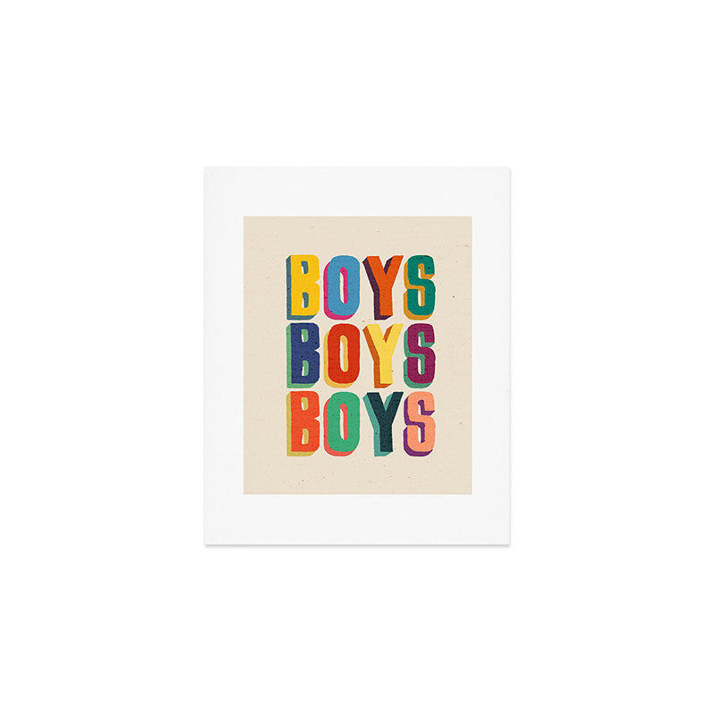 Boys boys boys Art Print Gallery Image 1