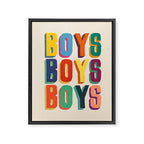 Boys boys boys Framed Canvas Print Gallery Image 6