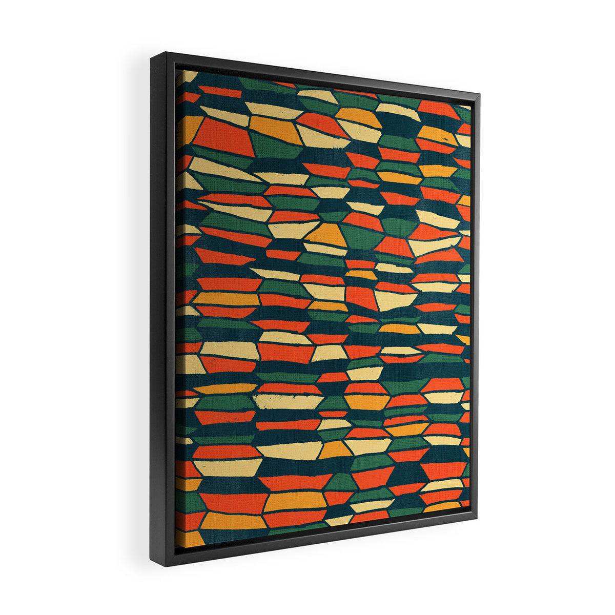 Brick Framed Canvas Print Gallery Image 2