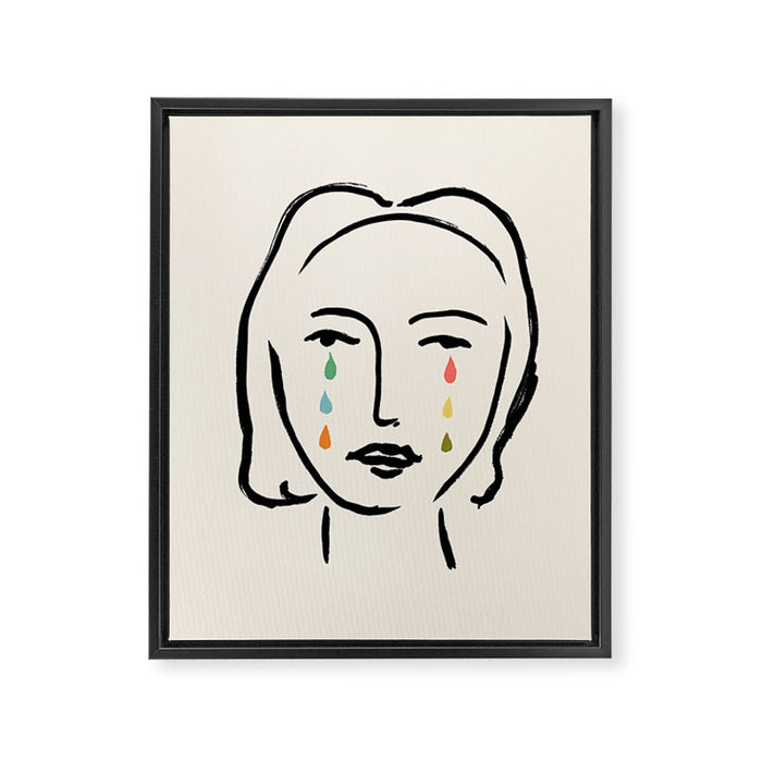 Bright eyes Framed Canvas Print Gallery Image 1