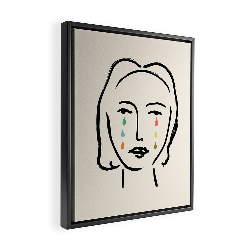 Bright eyes Framed Canvas Print Gallery Image 2