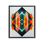 Broken Diamond - Incalescence Framed Canvas Print Gallery Image 6