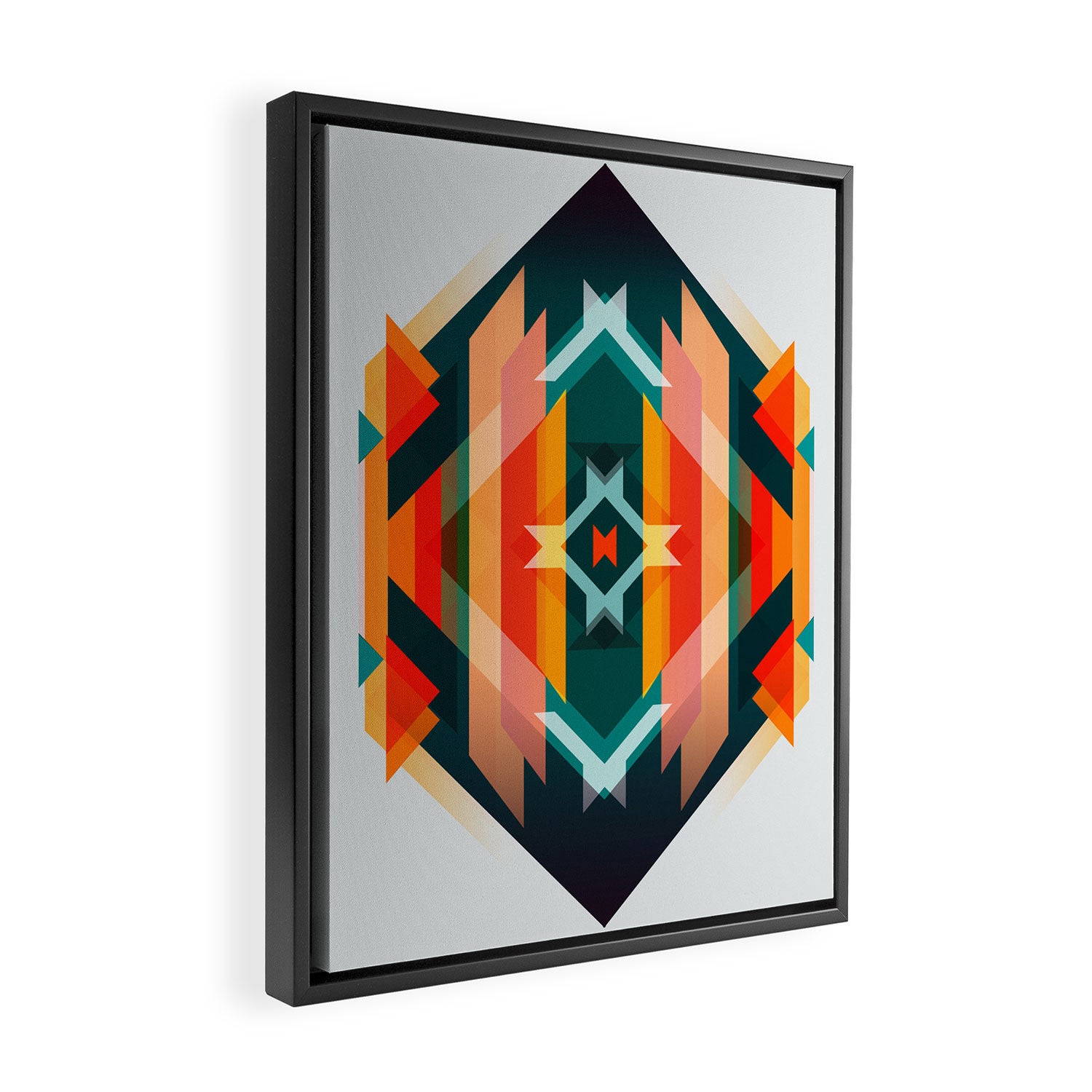 Broken Diamond - Incalescence Framed Canvas Print Gallery Image 2
