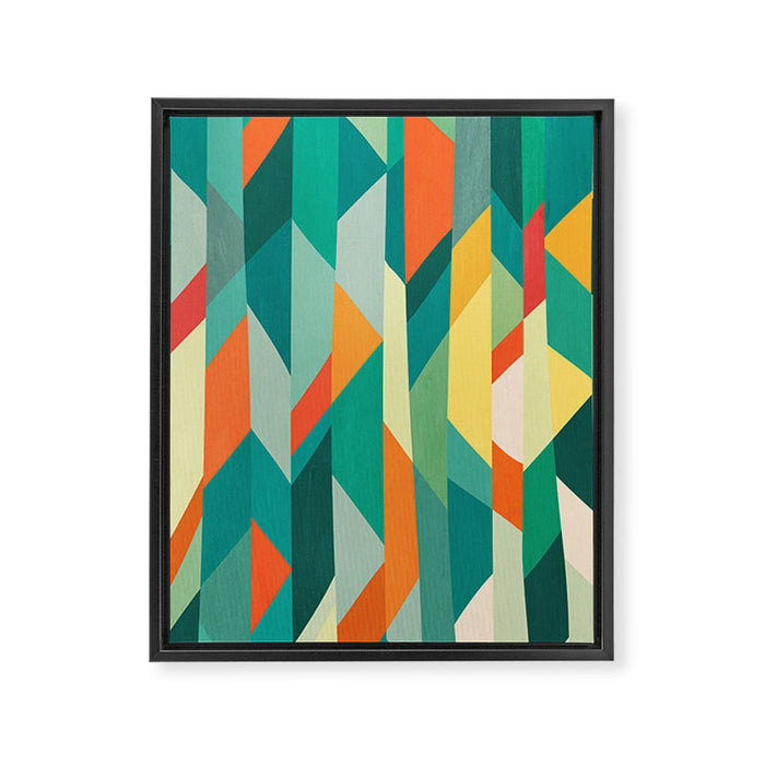 Broken Ocean Framed Canvas Print Gallery Image 1
