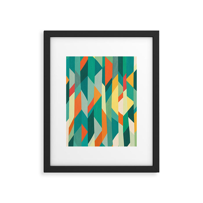 Broken Ocean Framed Art Print Gallery Image 1