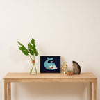 Brush Your Teeth Framed Canvas Print Gallery Image 4