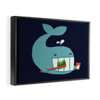 Brush Your Teeth Framed Canvas Print Gallery Image 2