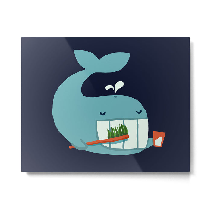 Brush Your Teeth Metal Print Gallery Image 1