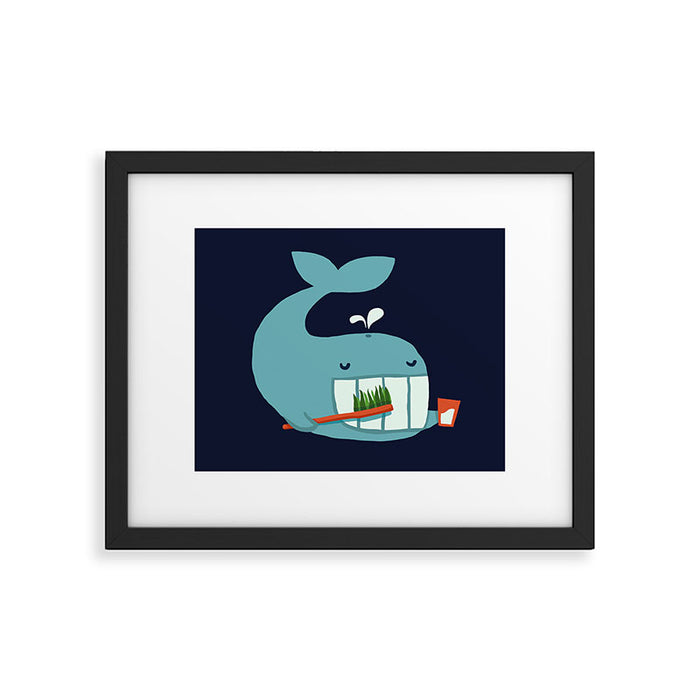 Brush Your Teeth Framed Art Print Gallery Image 1
