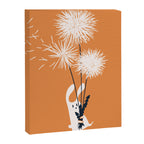 Bunny and Dandelion Bouquet Canvas Print Gallery Image 6