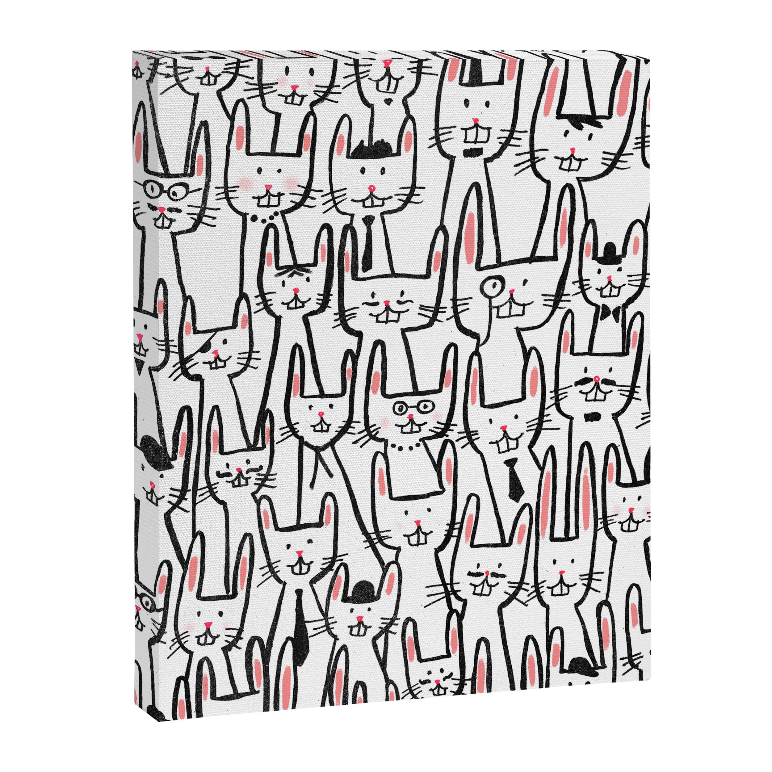 Bunny family Canvas Print Gallery Image 6