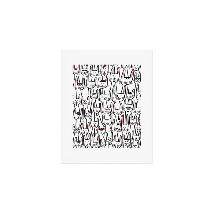Bunny family Art Print Gallery Image 1