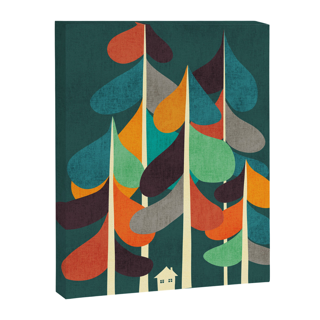 Cabin in the woods Canvas Print Gallery Image 6