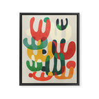 Cactus Framed Canvas Print Gallery Image 6
