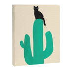 Cat on cactus Canvas Print Gallery Image 6