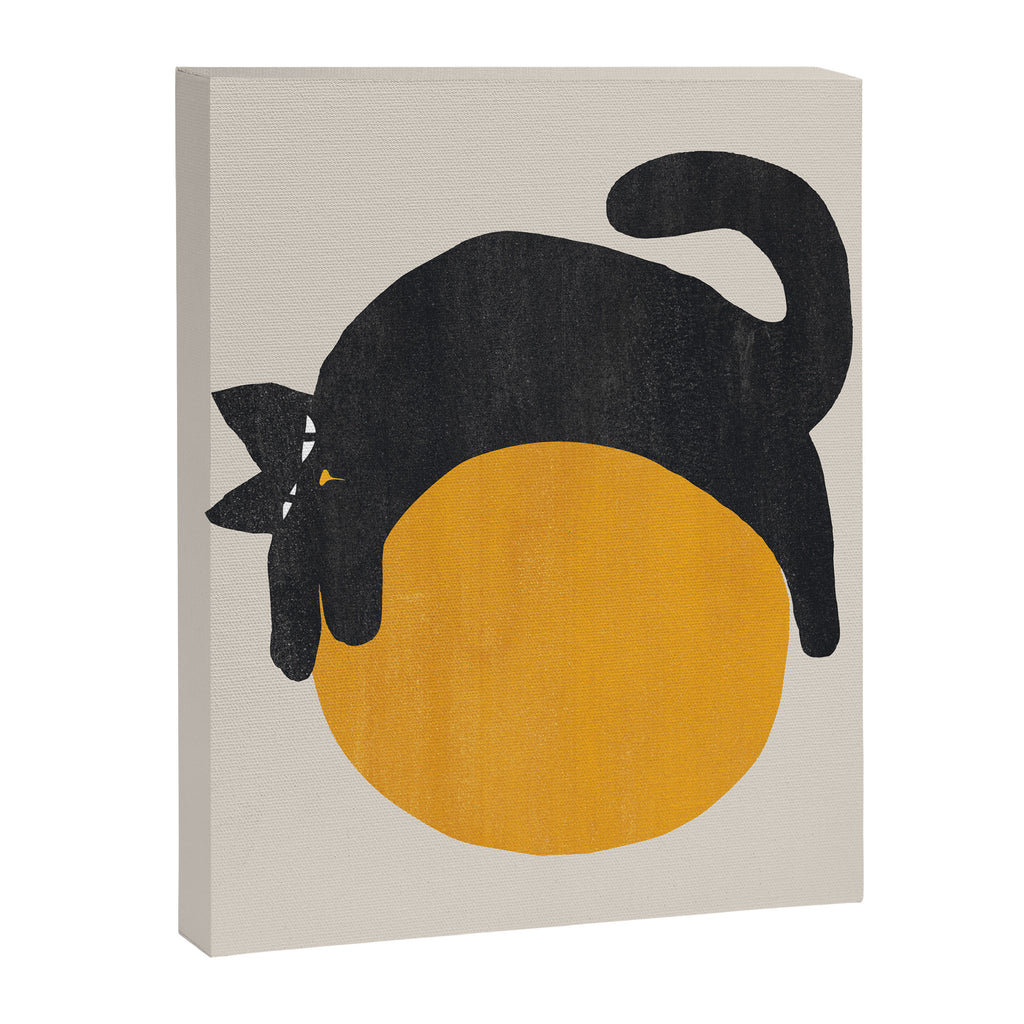 Cat with ball Canvas Print Gallery Image 8