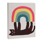 Cat with rainbow Canvas Print Gallery Image 6