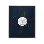 Cat-ion Framed Canvas Print Gallery Image 8