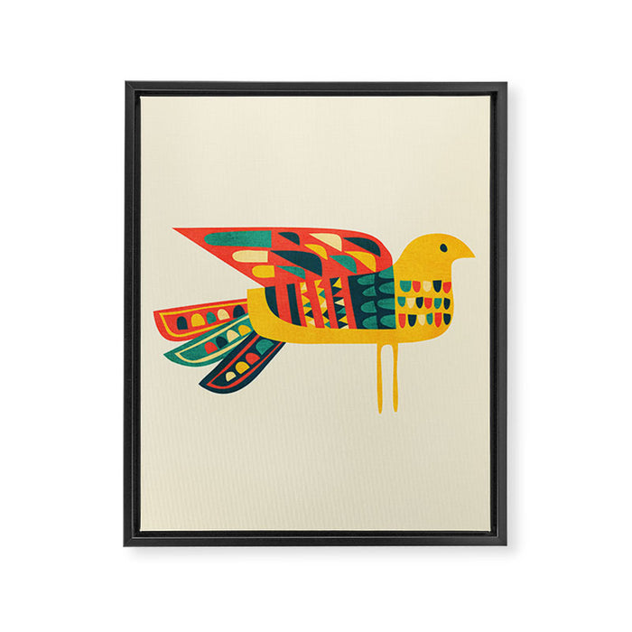 Century Bird Framed Canvas Print Gallery Image 1