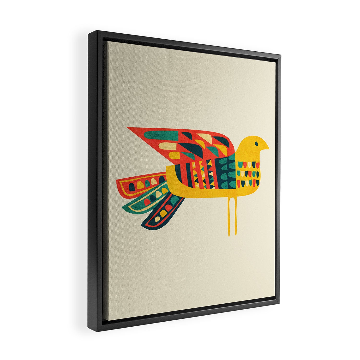 Century Bird Framed Canvas Print Gallery Image 2