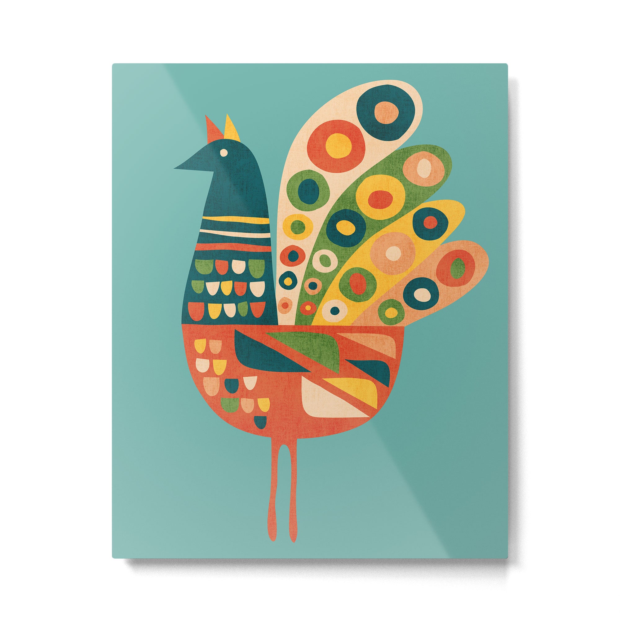 Century Hen Metal Print Gallery Image 4