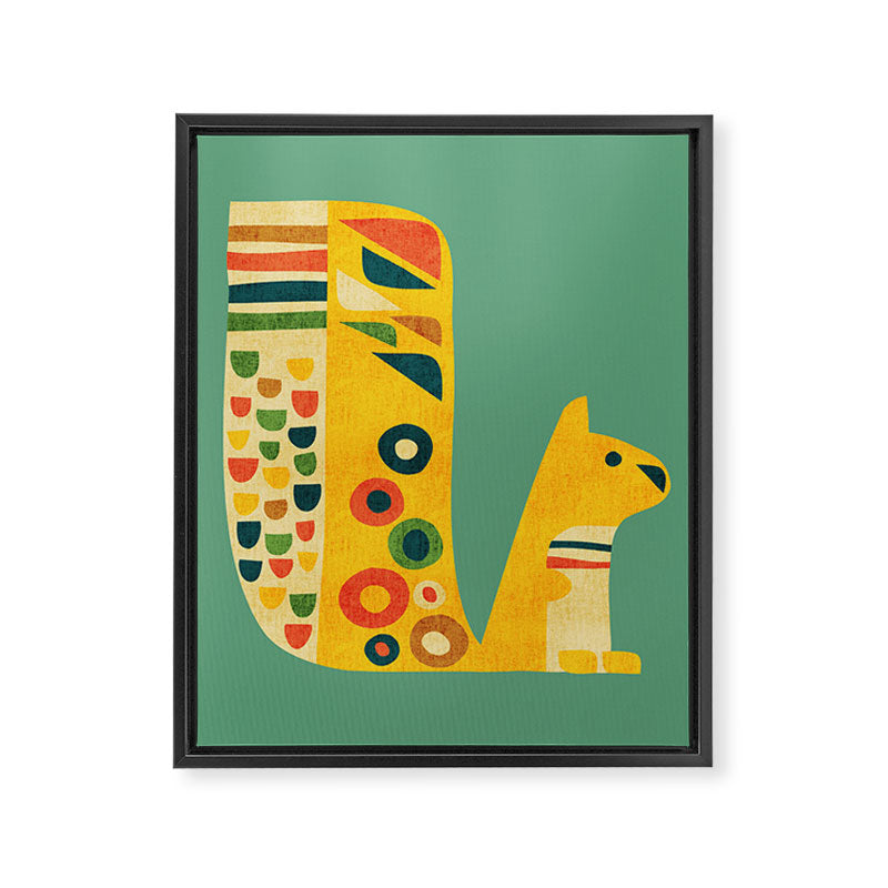 Century Squirrel Framed Canvas Print Gallery Image 6
