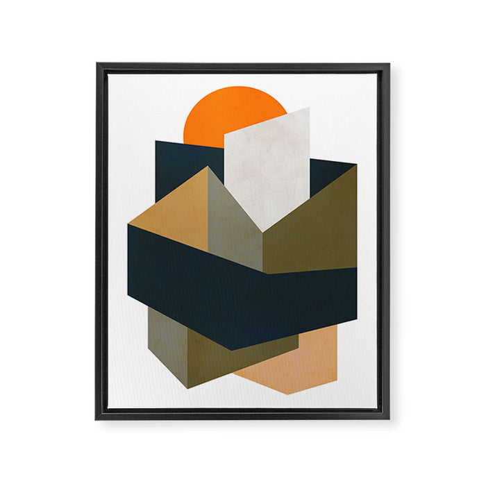 City walls Framed Canvas Print Gallery Image 1