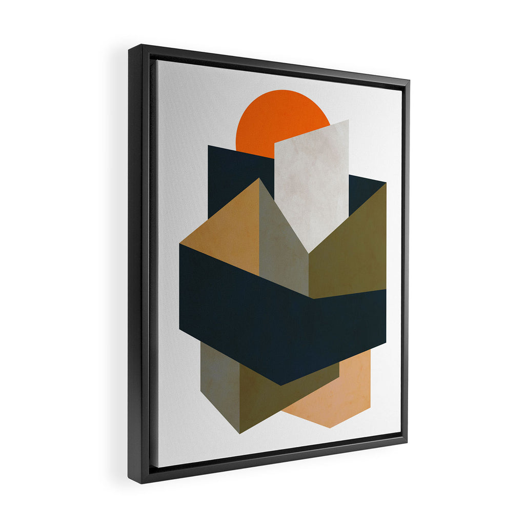 City walls Framed Canvas Print Gallery Image 2