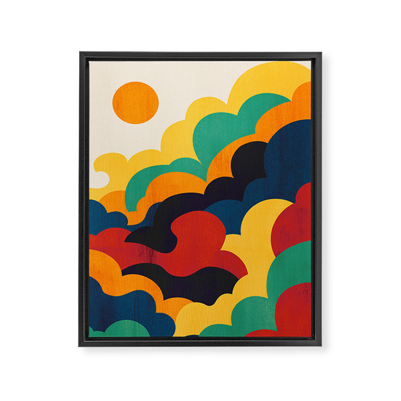 Cloud nine Framed Canvas Print Gallery Image 6