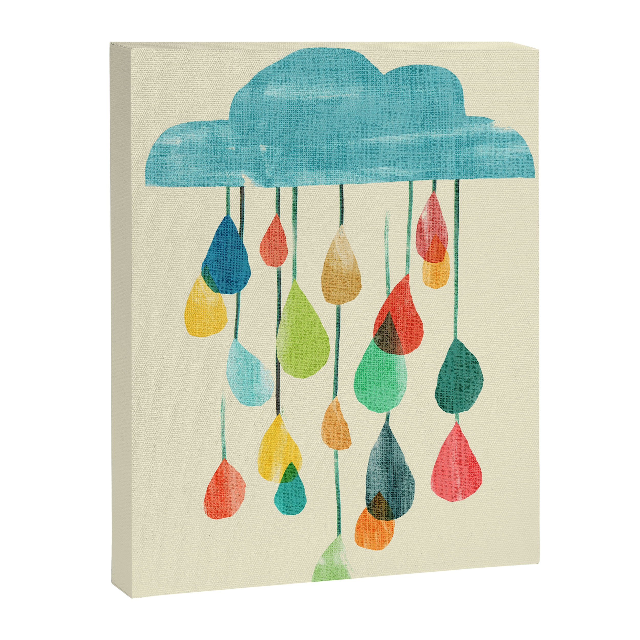 cloudy with a chance of rainbow Canvas Print Gallery Image 6