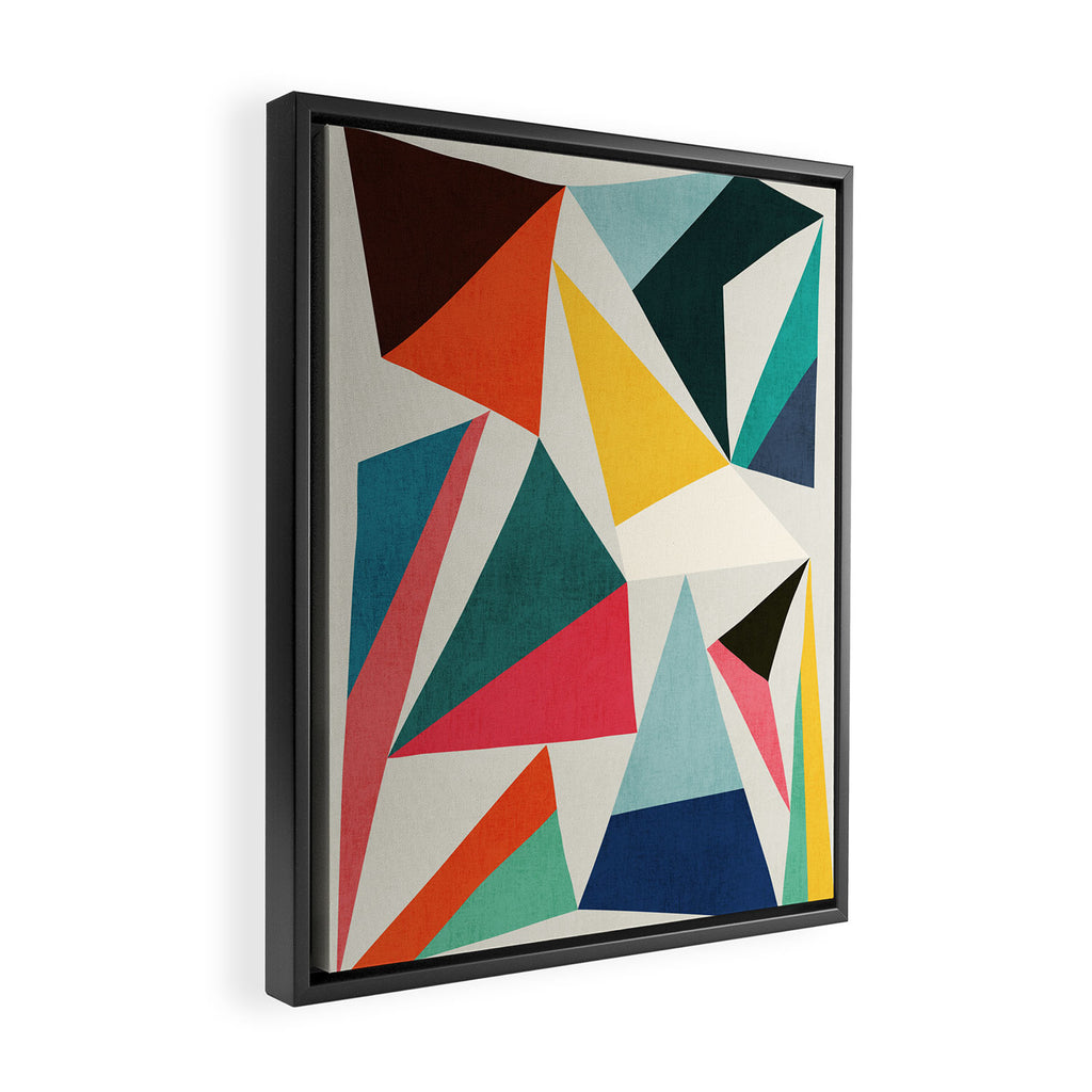 Collection of pointy summit Framed Canvas Print Gallery Image 2