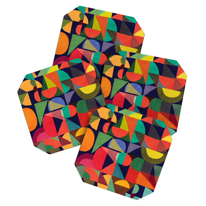 Color Blocks Coaster Gallery Image 1