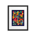 Color Blocks Framed Art Print Gallery Image 5