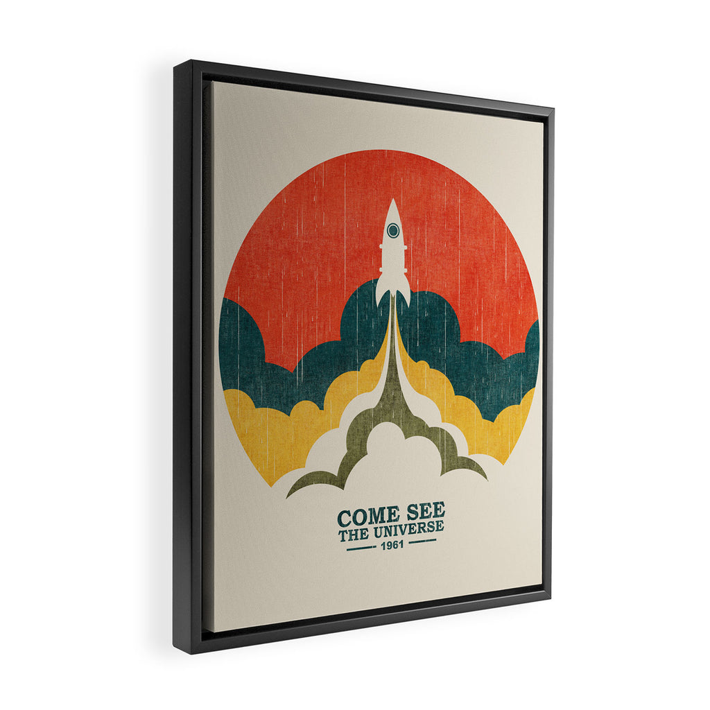 Come See The Universe Framed Canvas Print Gallery Image 2