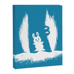 cornered! (bunny and crocodile) Canvas Print Gallery Image 8