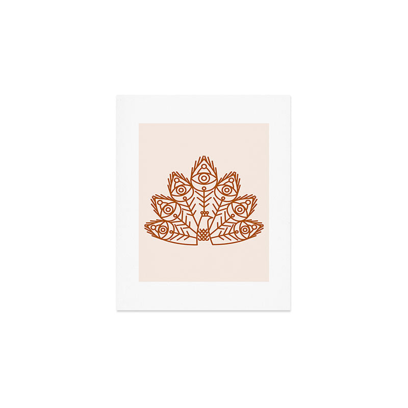 Cosmic Peacock Art Print Gallery Image 1